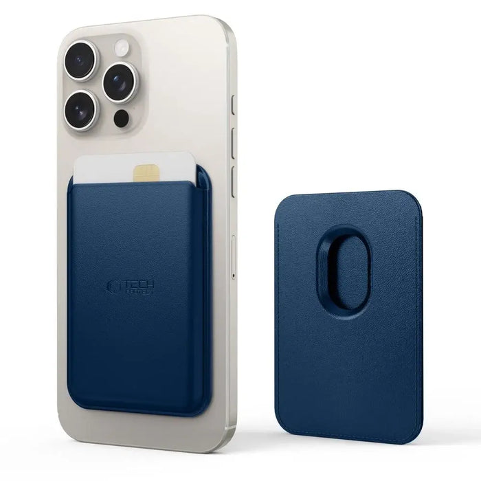 Калъф Tech Protect MagWallet Magsafe син