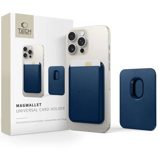 Калъф Tech Protect MagWallet Magsafe син