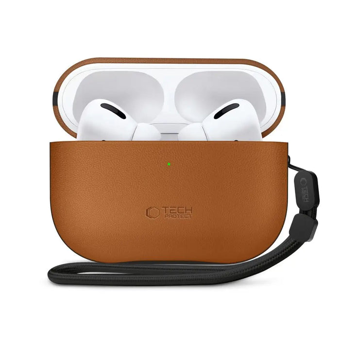 Калъф Tech-Protect NaturalFit за AirPods Pro 3 - кафяв