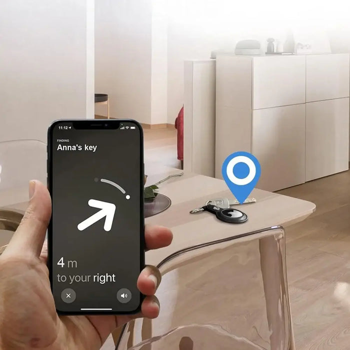 Калъф Tech-Protect NaturalFit за Apple AirTag 1/2 - черен