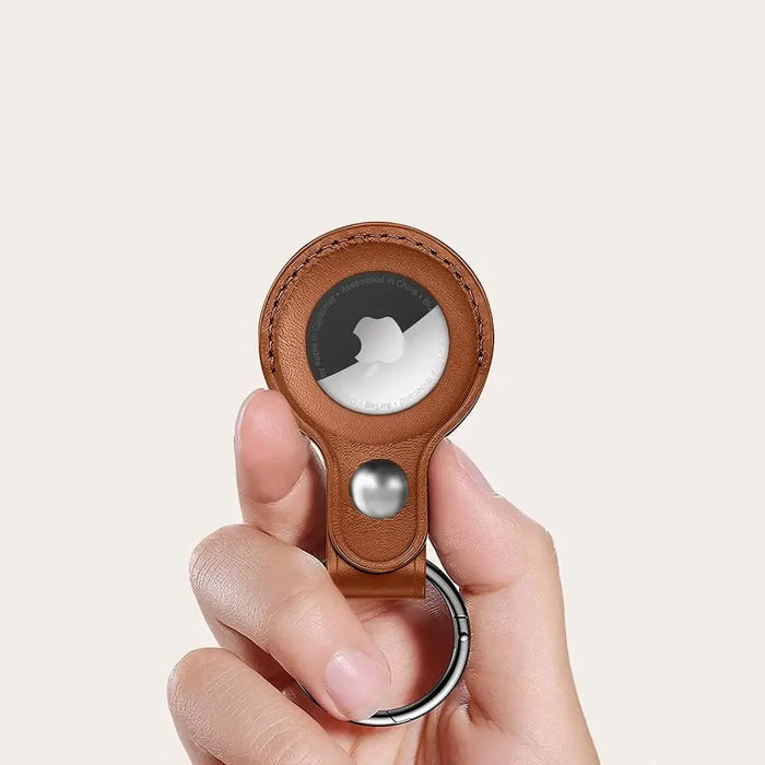 Калъф Tech-Protect NaturalFit за Apple AirTag 1/2 - кафяв