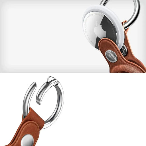 Калъф Tech-Protect NaturalFit за Apple AirTag 1/2 - кафяв