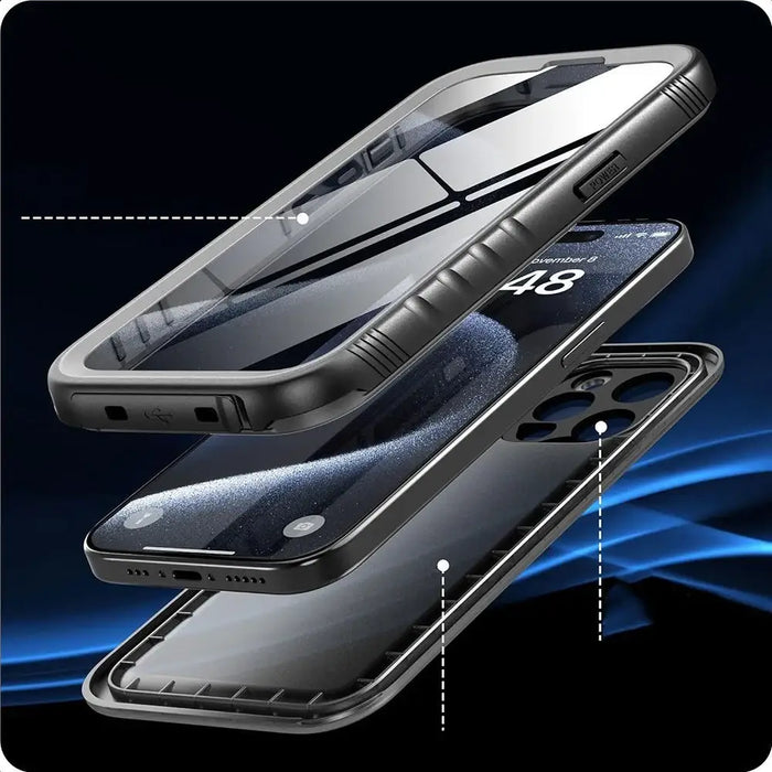 Калъф Tech-Protect ShellBox IP68 за iPhone 15 - черен