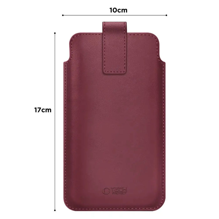 Калъф Tech-Protect SM65 за смартфони 6.0-6.9’’ - бордо