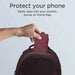 Калъф Tech-Protect SM65 за смартфони 6.0-6.9’’ - бордо