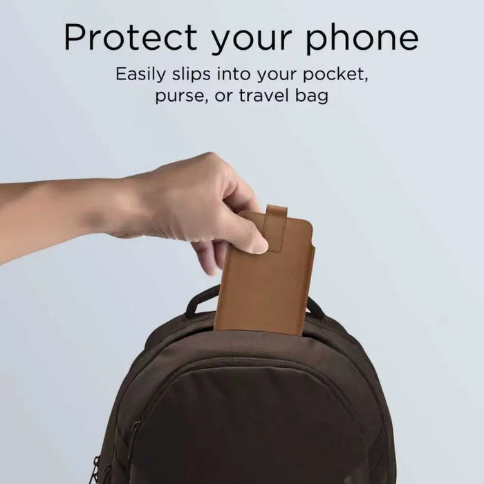Калъф Tech-Protect SM65 за смартфони 6.0-6.9’’ - кафяв