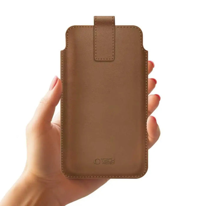 Калъф Tech-Protect SM65 за смартфони 6.0-6.9’’ - кафяв
