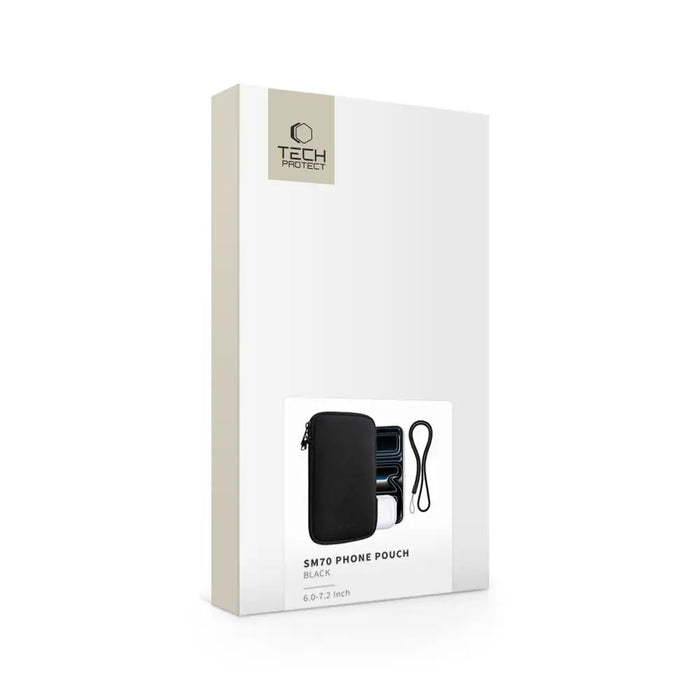 Калъф Tech-Protect SM70 за смартфони 6.0’’-7.2’’ - черен