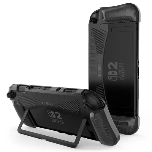 Калъф Tech-Protect TPUCarbon за Nintendo Switch 2 - черен