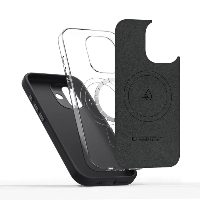 Калъф Tech-Protect Uniq MagSafe за iPhone 17 - черен
