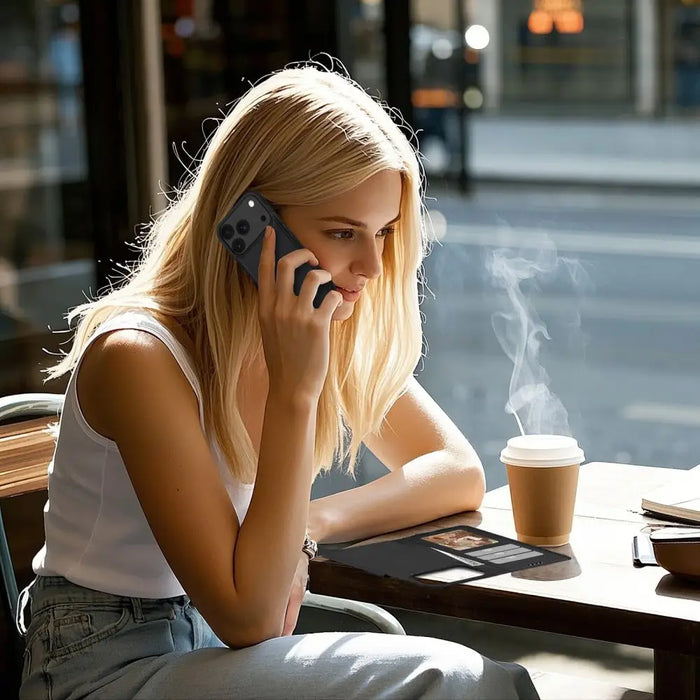 Калъф Tech-Protect Wallet MagSafe за iPhone 17 Pro - черен