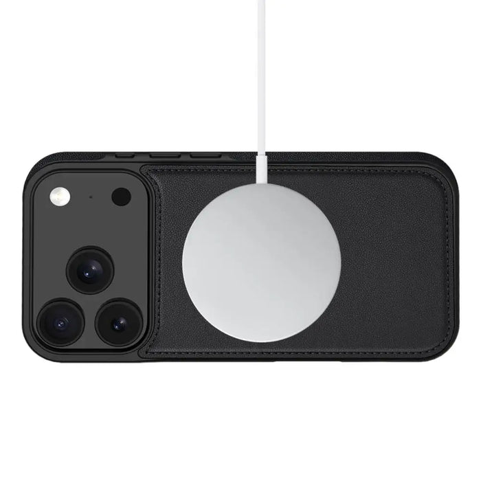 Калъф Tech-Protect Wallet MagSafe за iPhone 17 Pro - черен