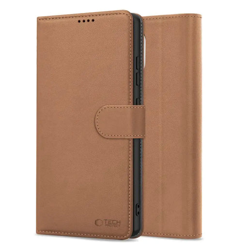 Калъф Tech-Protect Wallet за Samsung Galaxy A56 5G - кафяв