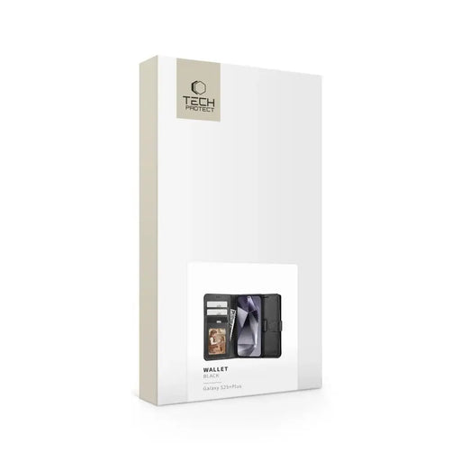 Калъф Tech-Protect Wallet за Samsung Galaxy S25 + - черен