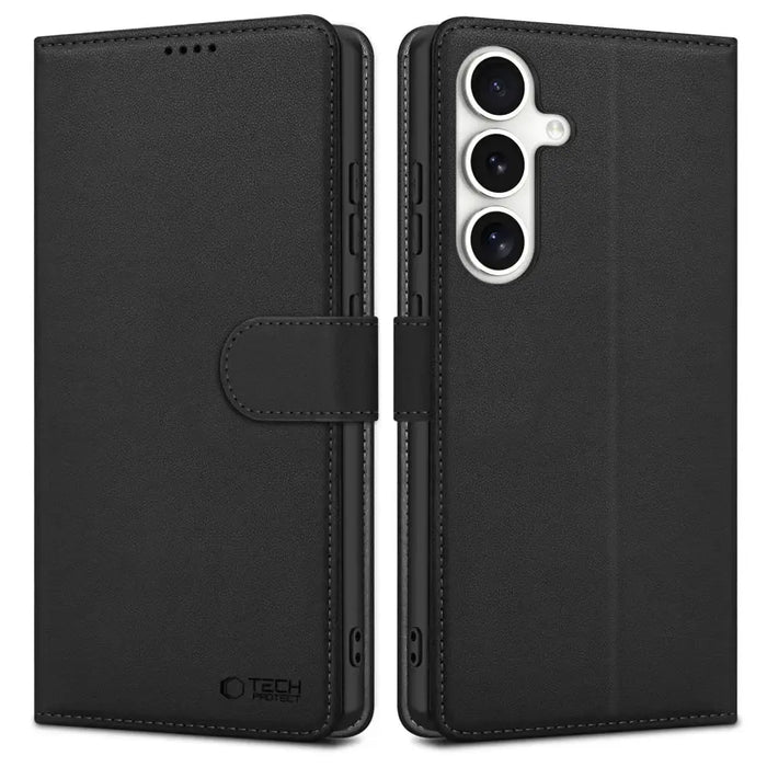 Калъф Tech-Protect Wallet за Samsung Galaxy S25 + - черен