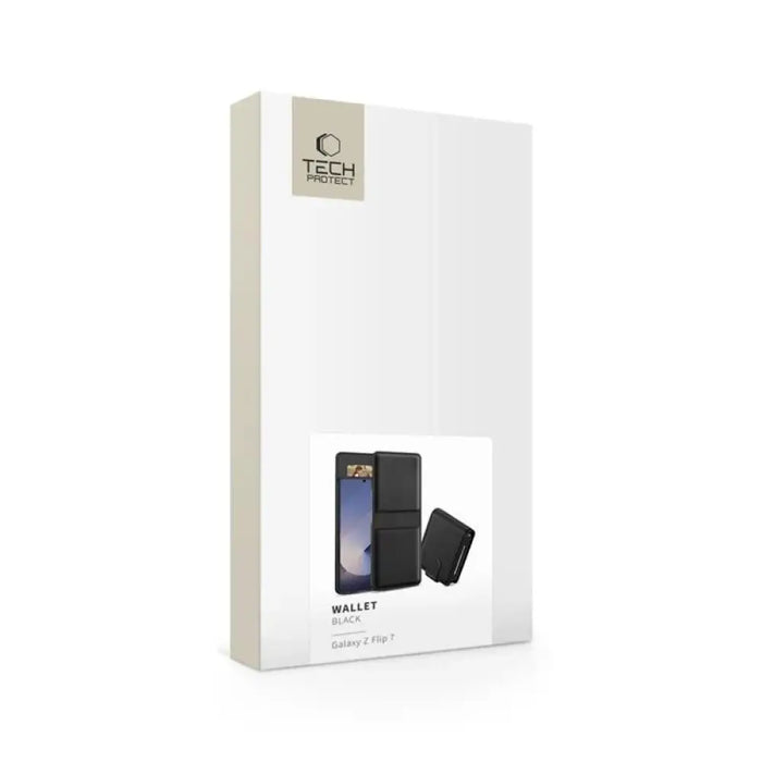 Калъф Tech-Protect Wallet за Samsung Galaxy Z Flip 7 - Черен