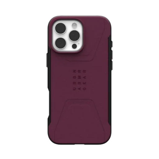 Калъф UAG Civilian Magsafe за iPhone 16 Pro Max - червен