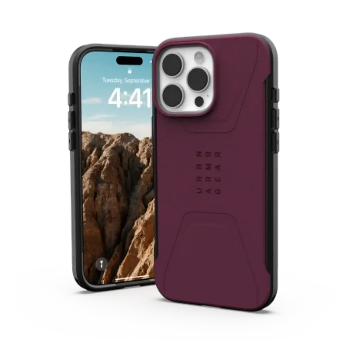 Калъф UAG Civilian Magsafe за iPhone 16 Pro Max - червен