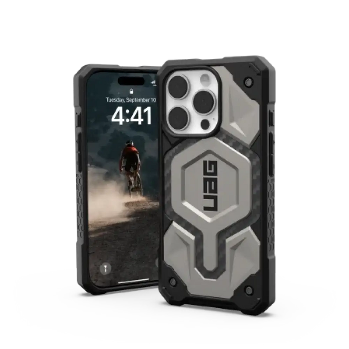 Калъф UAG Monarch Pro с MagSafe за iPhone 16 Pro - титан