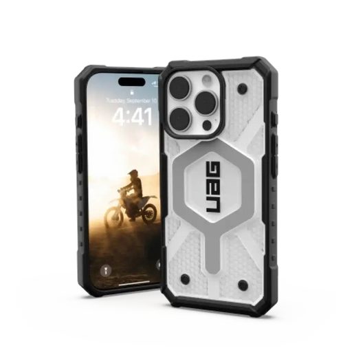 Калъф UAG Pathfinder Clear Magsafe за iPhone 16 Pro - бял