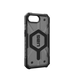 Калъф UAG Pathfinder Clear MagSafe за iPhone 16e - сив/черен