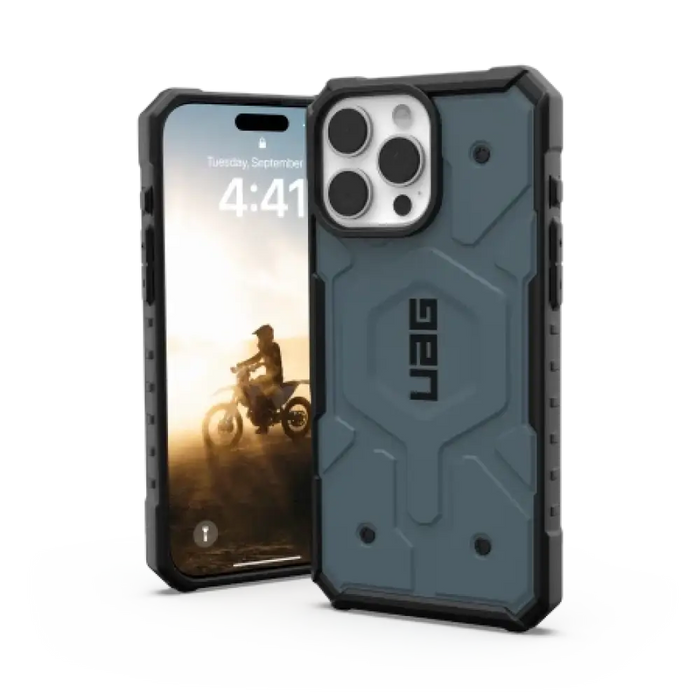Калъф UAG Pathfinder Magsafe за iPhone 16 Pro Max - син