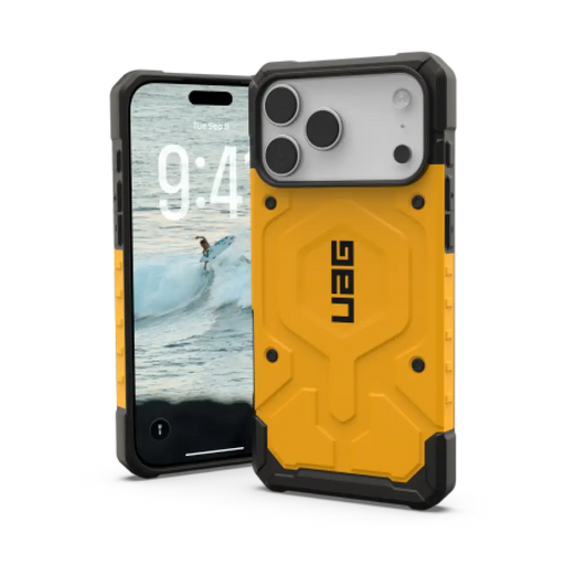 Калъф UAG Pathfinder MagSafe за iPhone 17 Pro Max - жълт