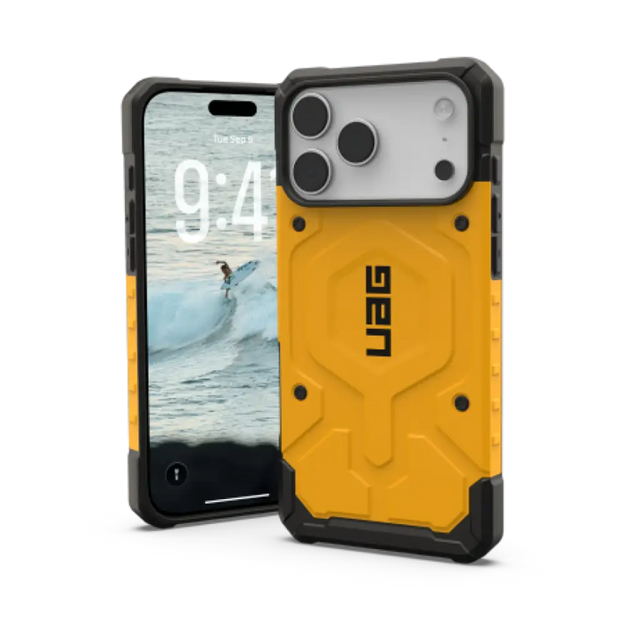 Калъф UAG Pathfinder MagSafe за iPhone 17 Pro Max - жълт