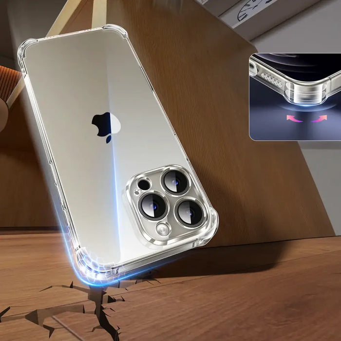 Калъф Ugreen Bright Cushion CA101 за iPhone 16 Pro прозрачен