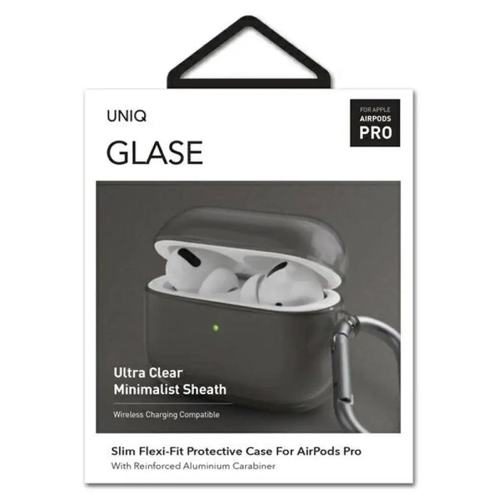 Калъф Uniq Glase AirPods Pro опушен/опушен