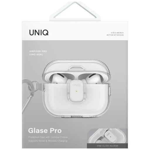 Калъф Uniq Glase Pro за AirPods Pro 2 - прозрачен