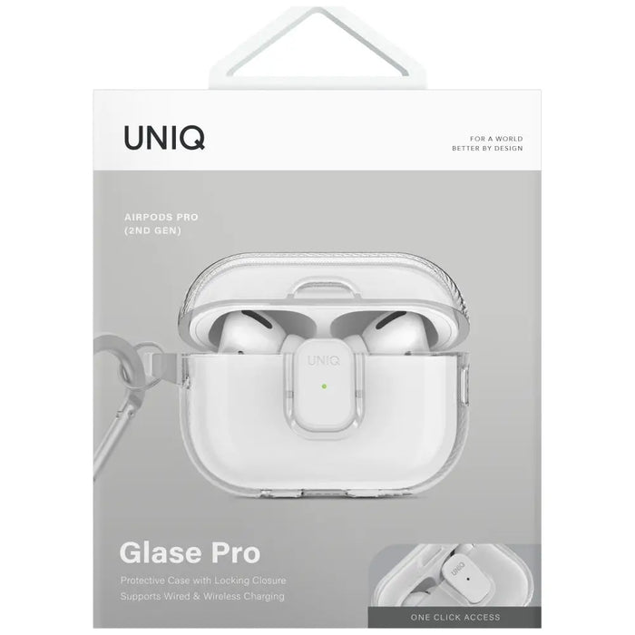 Калъф Uniq Glase Pro за AirPods Pro 2 - прозрачен