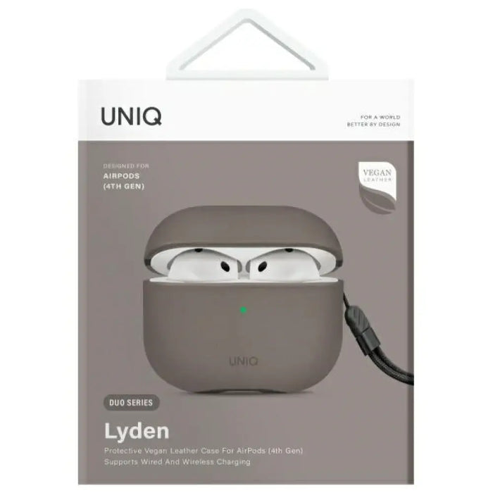 Калъф Uniq Lyden DS за AirPods 4 - сив
