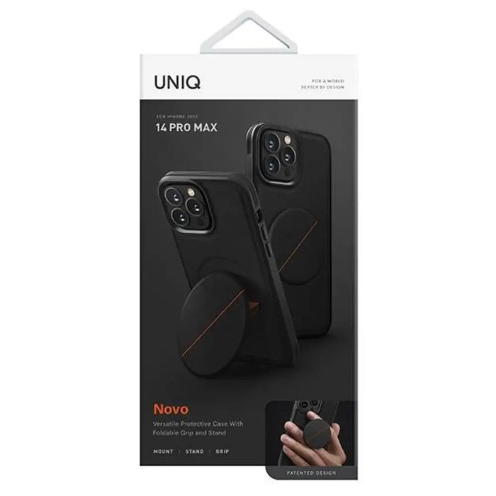Калъф Uniq Novo за iPhone 14 Pro Max - черен