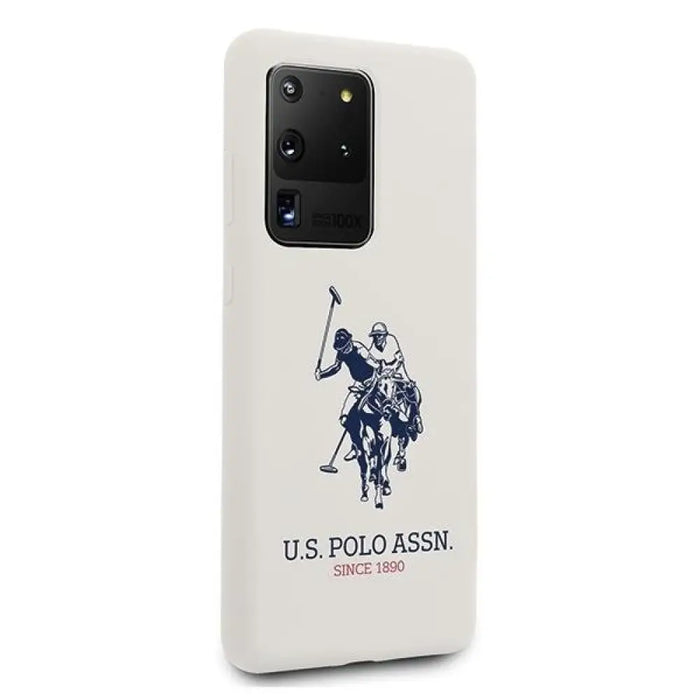 Калъф US Polo Big Horse за Samsung Galaxy S20 Ultra White