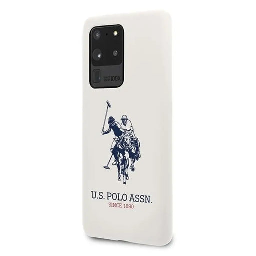 Калъф US Polo Big Horse за Samsung Galaxy S20 Ultra White