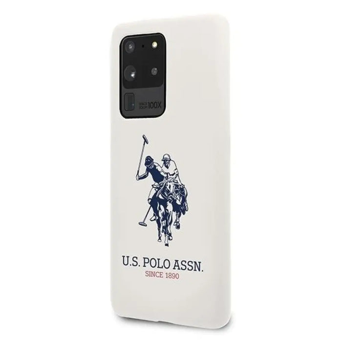 Калъф US Polo Big Horse за Samsung Galaxy S20 Ultra White