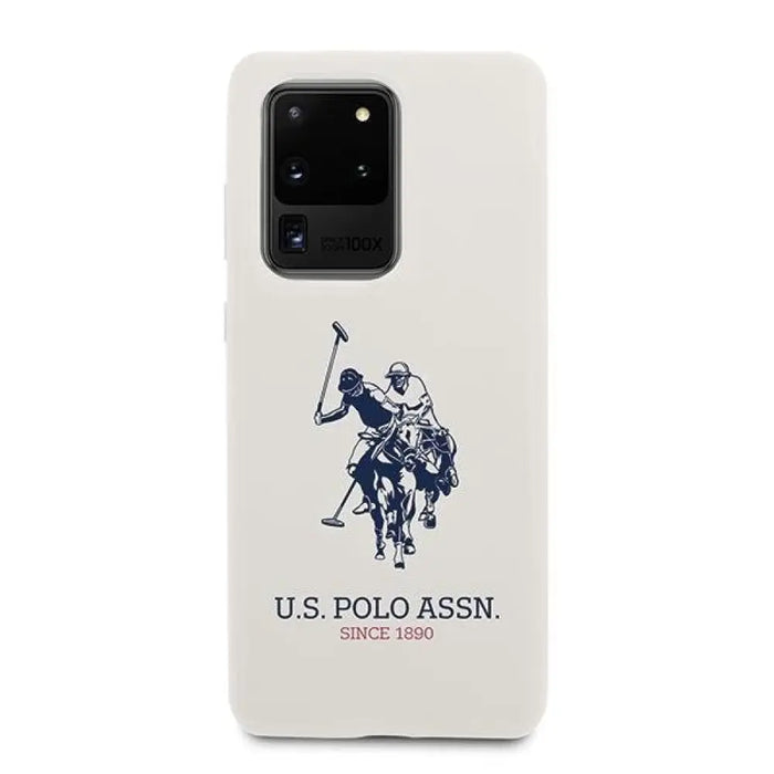 Калъф US Polo Big Horse за Samsung Galaxy S20 Ultra White