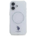 Калъф US Polo IML Ring MagSafe за iPhone 16 - бял