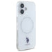 Калъф US Polo IML Ring MagSafe за iPhone 16 - бял