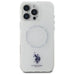 Калъф US Polo IML Ring MagSafe за iPhone 16 Pro - бял