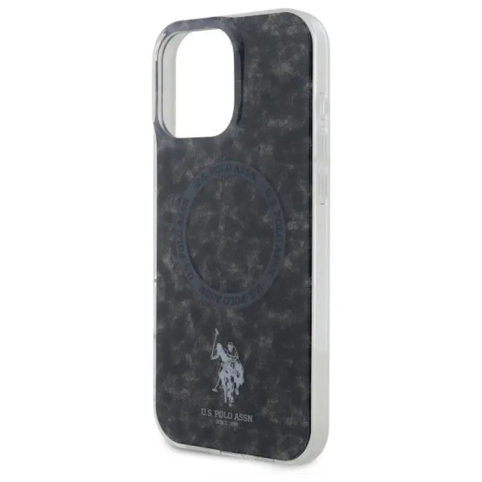 Калъф US Polo IML Ring MagSafe за iPhone 16 Pro - черен