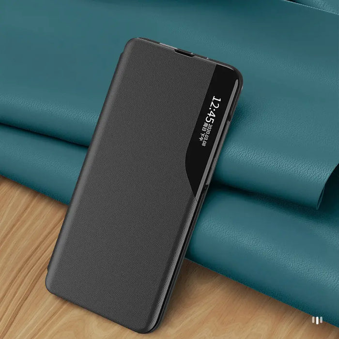 Калъф View от еко кожа за Samsung Galaxy S25 с флип стойка