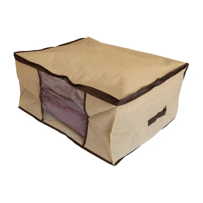 КАЛЪФ ЗА ДРЕХИ М 60 Х 45 Х 30 CM БЕЖОВ MAXHOME