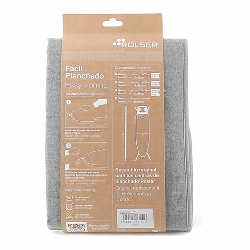 Калъф за Дъска за Гладене Rolser Сив 120 x 42 cm