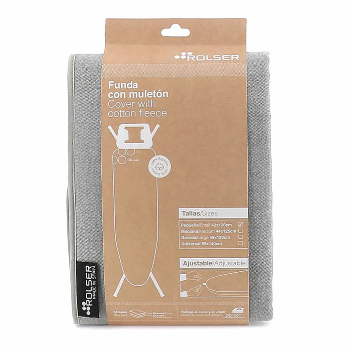 Калъф за Дъска за Гладене Rolser Сив 120 x 42 cm