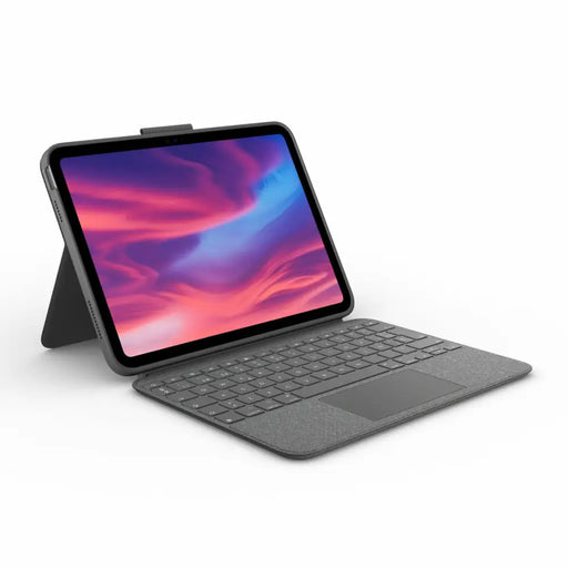 Калъф за iPad и клавиатура Logitech Combo Touch Сив