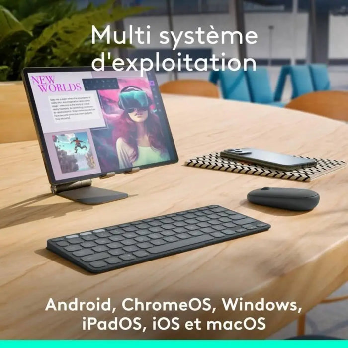 Калъф за iPad и клавиатура Logitech Keys-to-Go 2
