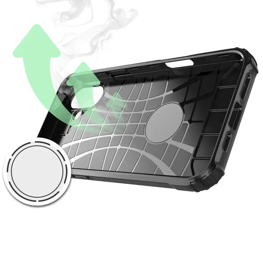 Калъф за iPhone 16 Hybrid Armor - черен