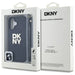 Калъф за iPhone 16 с лого и каишка на DKNY - черен